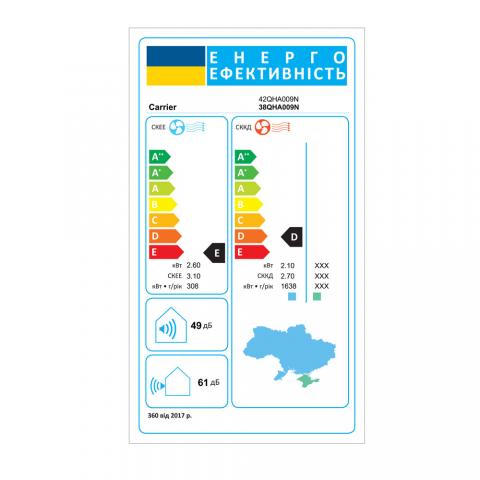 Кондиционер Carrier 42QHA009N /38QHA009N