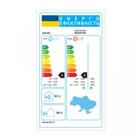 Кондиционер Carrier 42QHA018N /38QHA018N