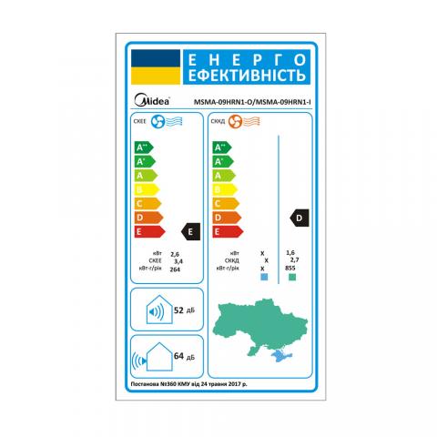 Midea MSMA-09HRN1-I / MSMA-09HRN1-O